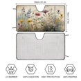 thumbnail image 4 of Wildflower Car Windshield Sun Shade Universal Fit Car Front Window for Trucks SUV Van Sunshade Visor Auto Vehicle Shield Reflector Blocking Screen Cover 51"x28", 4 of 7