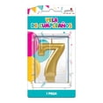 thumbnail image 1 of Velas de Cumpleaños Granmark No. 7 Dorada, 1 of 4