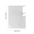 thumbnail image 2 of Ouuluon Hd Self Adhesive Wall Mirror, 12×8in Rounded Corner Square Frameless Wall Mirrors for Bathroom Bedroom Vanity Entryway, 2 of 6