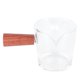 thumbnail image 1 of Utensilio de cocina, taza de vidrio de doble boca, taza medidora transparente, suministros para beber diseñados para el futuro, 1 of 8