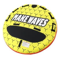 KFFKFF Inflatable Tube for Boating, Accommodates 1-3 Riders, Boat Tubes and Towables with a Capacity of 510 lbs, 63" Round Towable Tubes for Water Sports, Complete with Nylon Cover