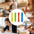 thumbnail image 4 of Pencil Grips,4-Pack Textured Silicone Sleeves for Mechanical Pencils,Pen Grips for Adults Handwriting,Sensory Fidget ADHD Tool,Quiet Fidget Tools for Focus, Anxiety Relief, 4 of 8