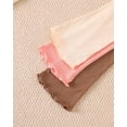 thumbnail image 6 of Toddler Girls Clothes Girls Pants Kids 3-Pack Casual Pants Toddler Solid Color Bell-bottomed Pants for Girls 1T 2T 3T 4T 5T Apricot Pink Brown, 6 of 6