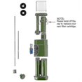 thumbnail image 4 of Filtro de agua para exteriores de 5000l, sistema de filtración de agua para acampar, senderismo, equipo de emergencia con brújula, 4 of 5