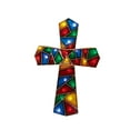 Holiday Time Lightup LED Prismatic Cross
