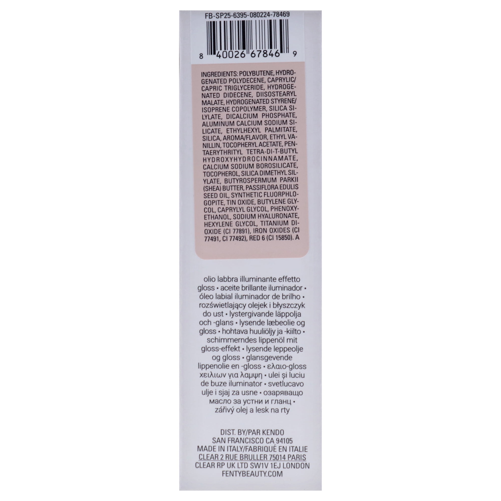 Gloss Bomb Luminizing Lip Oil N Gloss - 05 Frosted Bunz by Fenty Beauty for Women - 0.3 oz Lip Gloss