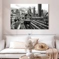 thumbnail image 2 of Elephant Stock Line 7 Subway Wall Art - Horizontal Canvas Wall Art - Living Room Wall Decor - Transportation Canvas - Black And Gray Decor By Philippe Hugonnard - 51" x 34", 2 of 8