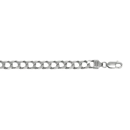 Sterling Silver Plated 8.5 Inch Mens Bracelet - 23.5 Grams