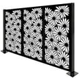 thumbnail image 1 of Laser Cut Sunflower 6.3ft x 4.3ft H Privacy Partition, divider Fence, 1 of 1
