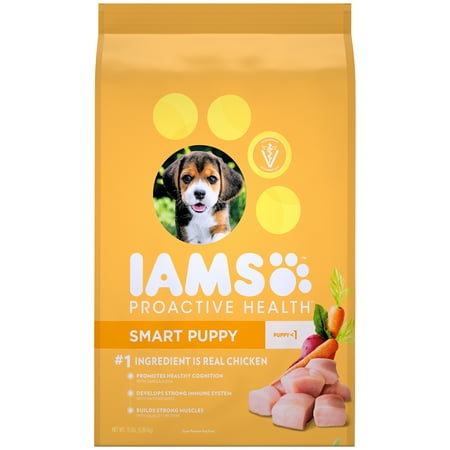 IAMS PROACTIVE HEALTH Smart Puppy Dry Dog Food Chicken, 15 lb. (Best Dog Food For My Puppy)