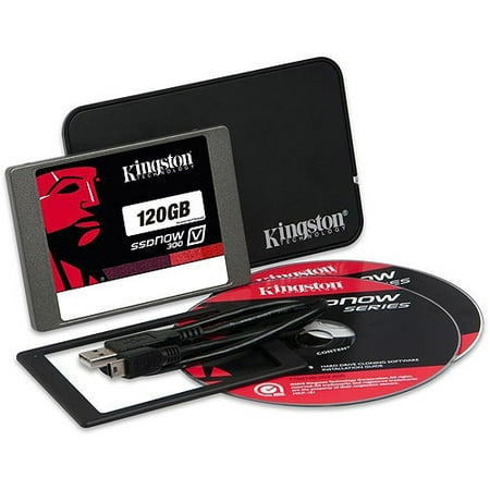 Kingston Digital 120GB SSDNow V300 2.5" Solid State Drive Laptop Bundle Kit with Adapter