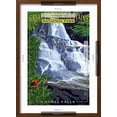 thumbnail image 5 of Art.com Laurel Falls - Great Smoky Mountains National Park, TN Art Print by Lantern Press, Brown Frame Wall Art, 17" x 23", 5 of 5