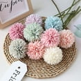thumbnail image 5 of QZS Fake Flowers Decorations,11.8x3In Mini Pink Fake Chrysanthemum Ball,Pack of 12 Faux Silk Flowers for Home,Office,Coffee,House, 5 of 6