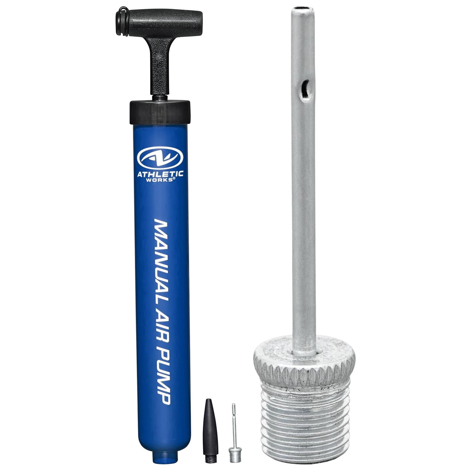 Athletic Works 12" Manual Air Pump + 5 Pack Inflation Needle