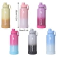 thumbnail image 5 of Wosthever Botella de agua personalizada para todos los días | Taza aislada de gran capacidad con hervidor seguro y confiable Cocina y Comedor Gris degradado, 5 of 5