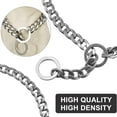 thumbnail image 3 of Chain Dog Training Choke Collar, Adjustable Stainless Steel Chain Slip Collar, Strong, Durable, Weather Proof, Tarnish Resistant Metal Chain, Best for Small Medium Large Dogs, 3 of 7