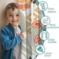 thumbnail image 3 of Blackout Kids Curtains,Tropical Pioneer Flower Pattern Childrens Insulated Curtains Set Of 2,Bedroom Essentials,Toddler Room Decor 42x54in(106x137cm), 3 of 5