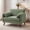 Green, variant on LAUSAINT HOME 43.3" Oversized Accent Chair with 37.8" Extra-Wide Seat, Modern Armchair with Quilting Backrest and Solid Wood Legs for Living Room, Chenille, Gray