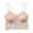 Beige, variant on Lace Bralettes for Women Wireless Cami Bras Sexy Triangle Bralette Criss Cross Strappy Bra Comfortable Everyday Lace Bras for Women