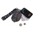 thumbnail image 5 of Wrangler Aztec Keychain Wristlet Wallets for Women Western Dual Pouch Wristlet Credit Card Holder Wallet with Zipper Pocket, Retro-Black, 5 of 7