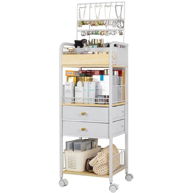 Organizador de maquillaje YGJT Floor Skincare Cosmetics con cajones