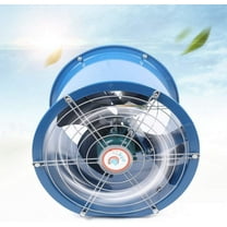 MONIPA 16" Axial Fan Cylinder Pipe Spray Booth Paint Ventilator Exhaust Fan 1420r/min