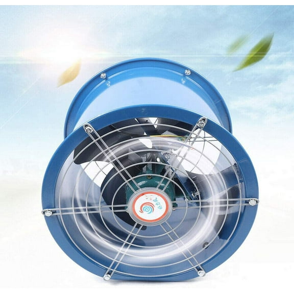 MONIPA 16" Axial Fan Cylinder Pipe Spray Booth Paint Ventilator Exhaust Fan 1420r/min
