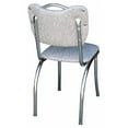 thumbnail image 5 of Richardson Seating Handle Back Diner Chair with 1" Pulled Seat-Color:Cracked Ice Yellow, 5 of 5