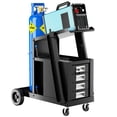 thumbnail image 1 of Costway Welding Cart Trolley Workshop Plasma Cutter Tank Storage Shelves MIG TIG ARC, 1 of 10