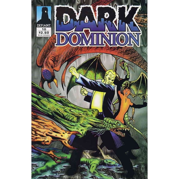 Dark Dominion #10 VF ; Defiant Comic Book