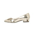 thumbnail image 3 of Ninety Union Dove Metallic Heel And Buckle Flat, Silver, 10, 3 of 5