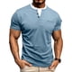 thumbnail image 1 of Tops para hombre, blusas y camisas de manga corta y cuello redondo para hombre. Jersey informal de dos piezas con bolsillo y cuello redondo de doble capa y manga corta de color liso a la moda para hom, 1 of 8