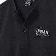 thumbnail image 5 of Indian Motorcycle Men's Custom Built Henley Long Sleeve Tee, Black | 2833407, 5 of 9