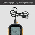 thumbnail image 6 of Digital GPS Altimeter Rechargeable IPX4 Waterproof Handheld GPS Digital Compass for Hiking Climbing Camping, 6 of 8