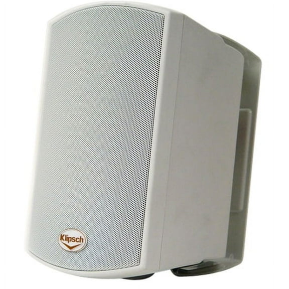 Klipsch AW-400 2-way Outdoor Speaker, 50 W RMS, White, White