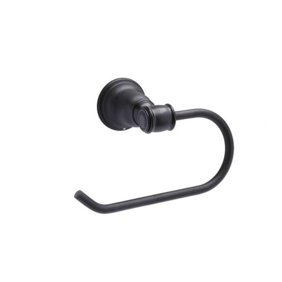 Pamex BC10BL43 Charleston Collection European Style Paper Holder, Matte Black