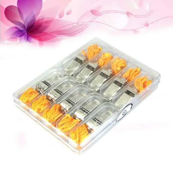 HEALEEP 10Pcs Soccer Referee Kit with Loud Whistle for Football Durable and Easy to Carry