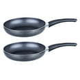 thumbnail image 1 of Brentwood 8 & 13 Inch Aluminum Non Stick Coating Frying Pan Skillet Set, Black, 1 of 2