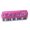 Pink, variant on harmtty Pencil Bag Large Capacity Wear Resistant Canvas Musical Note Print Pencil Organizer Pouch for Home,Dark Blue