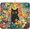 Colorful Floral, variant on Floral Dish Drying Mat for Kitchen Counter Rustic Flower Leaves Print Microfiber Dish Drainer Mat Farmhouse Floral Absorbent Washable Drying Pad 16"x18"