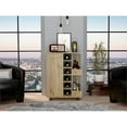 thumbnail image 2 of TUHOME Bar Cart Engineered Wood Bar Carts in Beige, 2 of 7