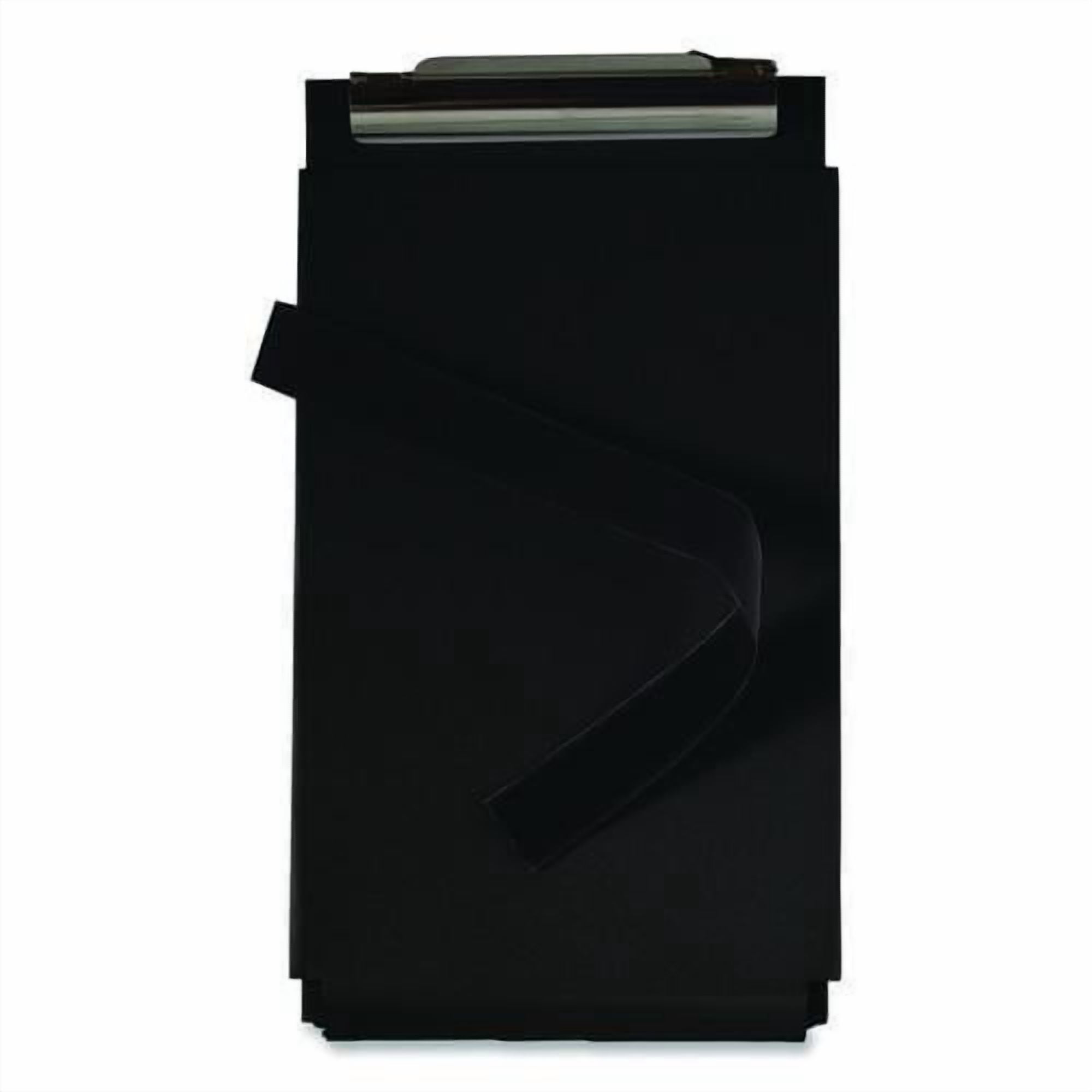 Recycled Aluminum Citation Holder Clipboard, 1/2" Capacity, Holds 6 x 11 Sheets, Black | Bundle of 5