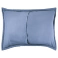 thumbnail image 3 of Mainstays Cloud Matelasse Pillow Sham, Washed Indigo, Standard, 3 of 11