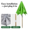 thumbnail image 6 of Secfreeship Adjustable Ground Stake Plant Parasol, UV Heat Insulation Mini Umbrella, Waterproof Polyester Shade for Cactus Herb Balcony Gardening, 10.6"x13.7", 6 of 6