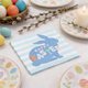 thumbnail image 4 of Decoraciones de Pascua, adornos de Pascua 20 servilletas de papel coloridas con temática de conejos Adecuadas para fiestas de cumpleaños y celebraciones de Pascua Ideales para decoraciones de mesa de, 4 of 7
