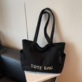 thumbnail image 3 of Corduroy Tote Bag Large Capacity Shoulder Bag, Casual Japanese Style Daily Handbag, 3 of 8