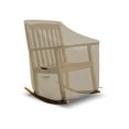 thumbnail image 4 of Rocking Chair Cover 12 Oz Waterproof - 100% Weather Resistant PVC Coated Patio Furniture Cover with Air Pockets & Drawstring for Snug Fit (45" (H) X 36" (W) X 44" (D) X 15" (FH), Beige), 4 of 6