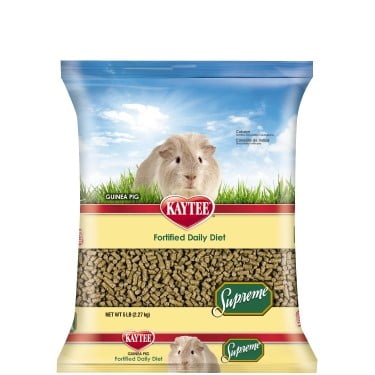 Kaytee Forti Diet Guinea Pig - Kaytee Supreme Fortified Daily Diet Guinea Pig Food, 5-lb bag