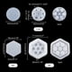 thumbnail image 2 of Juego de 2 moldes para dados con 7 moldes de silicona y bandeja de almacenamiento. Moldes de silicona para dados, moldes de resina para dados. Juego de dados con bordes., 2 of 6