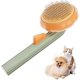 thumbnail image 1 of Cepillo para perros y gatos, cepillo para gatos de pelo corto y largo autolimpiante para eliminar eficazmente el pelo muerto y el pelo tomentoso, enredos muertos, limpieza con un solo clic, 1 of 5